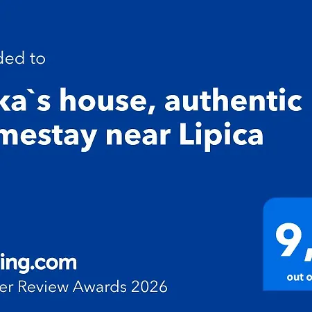 Сasa de vacaciones Cilka's House, Authentic Near Lipica *